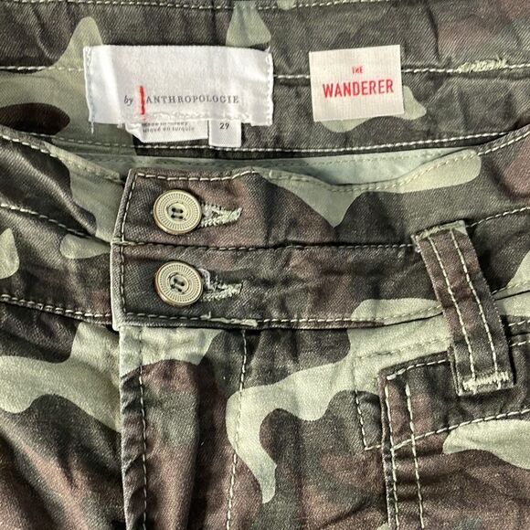 Anthropologie The Wanderer Camouflage Pants Sz 29 - Picture 6 of 8